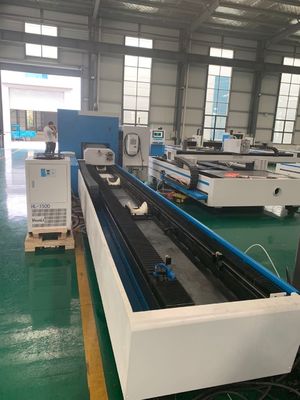 Cortadora biselada del laser del tubo del CNC 2kw 6020 150*150m m