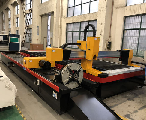 punzonadora 120m/Min del tubo del CNC de la cortadora del laser del acero de carbono 3000w los 220Mm
