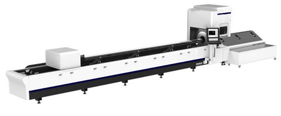 punzonadora 1000w del tubo del cuadrado de la cortadora del tubo del laser del CNC de 380m m/RAYCUS