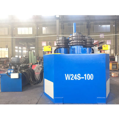 W24s-45 la chapa H horizontal emite el perfil 460m m de la hidráulica YX de la dobladora