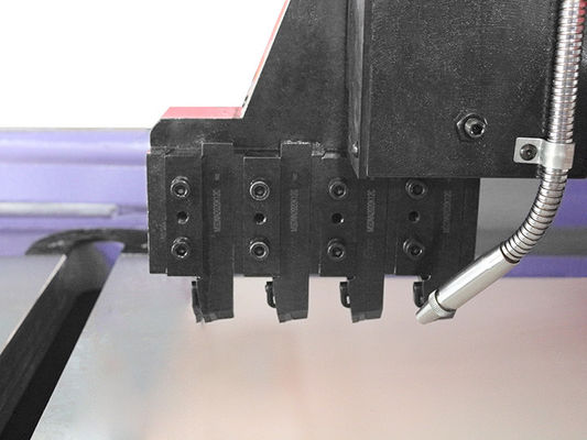 Ranurar las caras dos Drictions de la máquina cuatro del CNC V de la alisadora que acanalan para la hoja de acero inoxidable