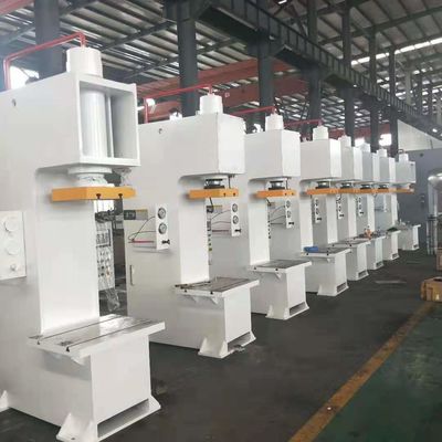 Máquina de la prensa de capítulo de Y41 100 Ton Hydraulic C para 25Mpa de perforación de acero suave de acero inoxidable